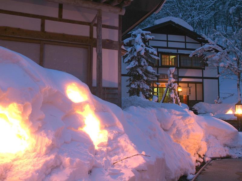 Lamp No Yado Aoni Onsen Otel Hirakawa Dış mekan fotoğraf